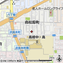 大阪府高槻市南松原町6-8周辺の地図