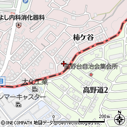 京都府八幡市八幡柿ケ谷87-15周辺の地図