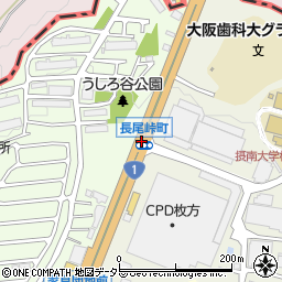 長尾峠町周辺の地図