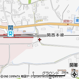 三重県亀山市関町木崎119周辺の地図