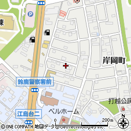 三重県鈴鹿市岸岡町3523-2周辺の地図