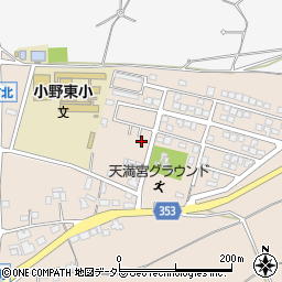 兵庫県小野市天神町1191-37周辺の地図