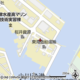 焼津アクアデリバリーセンター周辺の地図
