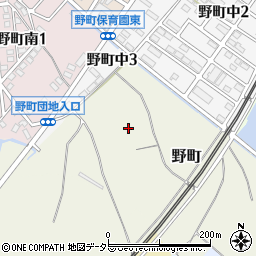三重県鈴鹿市野町周辺の地図