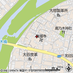 兵庫県姫路市花田町高木447周辺の地図