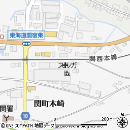 三重県亀山市関町木崎1781周辺の地図