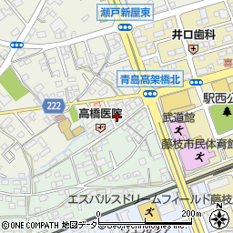 サンエイ薬局　青島店周辺の地図