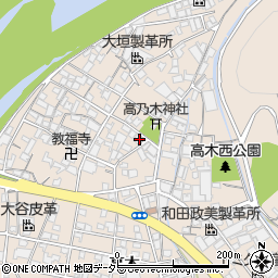 兵庫県姫路市花田町高木147周辺の地図