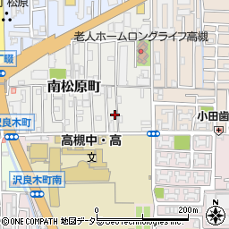 大阪府高槻市南松原町9-8周辺の地図