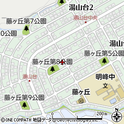 兵庫県川西市湯山台1丁目31周辺の地図