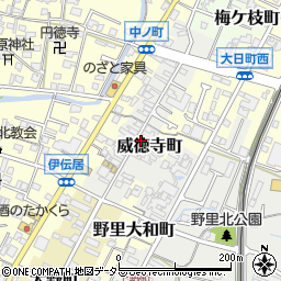 兵庫県姫路市威徳寺町53周辺の地図