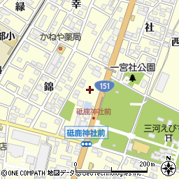 愛知県豊川市一宮町大ブロ周辺の地図
