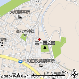 兵庫県姫路市花田町高木256周辺の地図