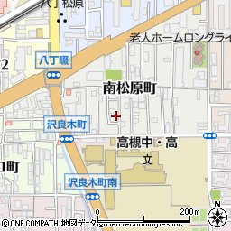 大阪府高槻市南松原町5-7周辺の地図