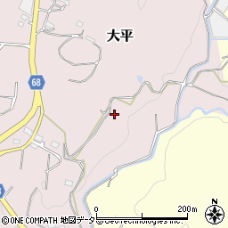 静岡県浜松市浜名区大平184周辺の地図