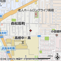 大阪府高槻市南松原町10-6周辺の地図