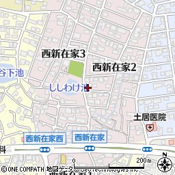 兵庫県姫路市西新在家周辺の地図