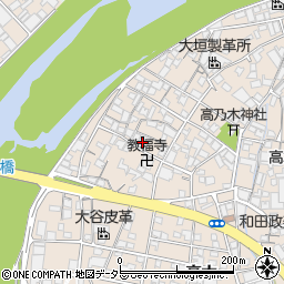 兵庫県姫路市花田町高木428周辺の地図
