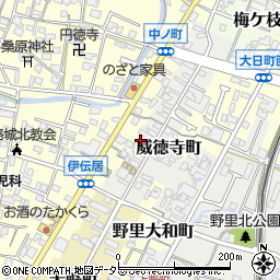 兵庫県姫路市威徳寺町25周辺の地図