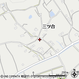 愛知県新城市富岡三ツ合周辺の地図