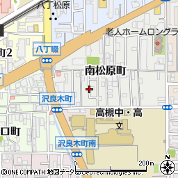 大阪府高槻市南松原町5周辺の地図