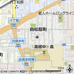 大阪府高槻市南松原町6周辺の地図