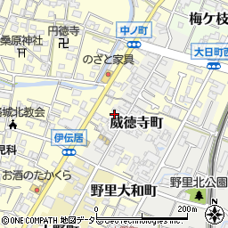 兵庫県姫路市威徳寺町24周辺の地図