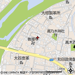 兵庫県姫路市花田町高木422周辺の地図