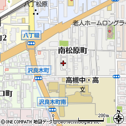 大阪府高槻市南松原町5-8周辺の地図