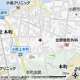 兵庫県小野市上本町200周辺の地図
