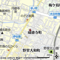 兵庫県姫路市威徳寺町23周辺の地図