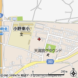 兵庫県小野市天神町1191-33周辺の地図