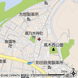 兵庫県姫路市花田町高木151周辺の地図