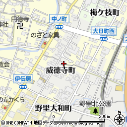兵庫県姫路市威徳寺町55周辺の地図