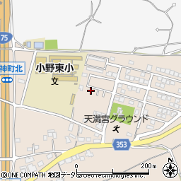 兵庫県小野市天神町1192-72周辺の地図