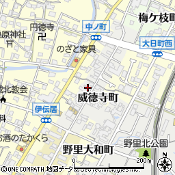 兵庫県姫路市威徳寺町22周辺の地図