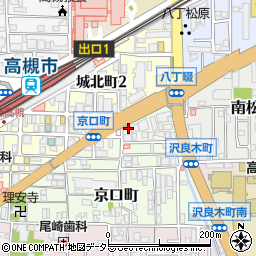 株式会社カンプリ　高槻京口店周辺の地図