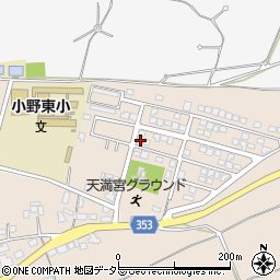 兵庫県小野市天神町1192-14周辺の地図