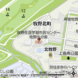 大阪府枚方市牧野北町13-6周辺の地図