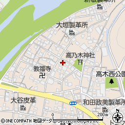 兵庫県姫路市花田町高木491周辺の地図