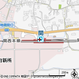 関駅周辺の地図