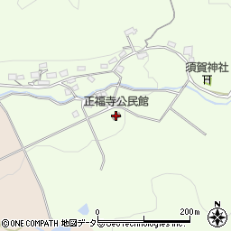 正福寺公民館周辺の地図