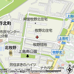 大阪府枚方市牧野北町9-21周辺の地図