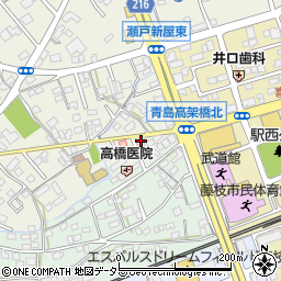 静岡県藤枝市瀬戸新屋148-1周辺の地図