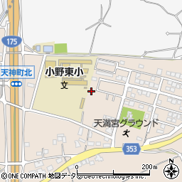 兵庫県小野市天神町1192-69周辺の地図