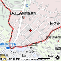 京都府八幡市八幡柿ケ谷14-45周辺の地図