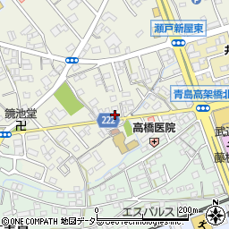 静岡県藤枝市瀬戸新屋73-1周辺の地図