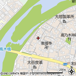 兵庫県姫路市花田町高木456周辺の地図