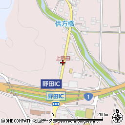 上野田周辺の地図