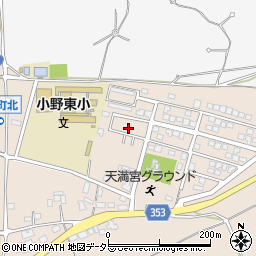 兵庫県小野市天神町1192-76周辺の地図